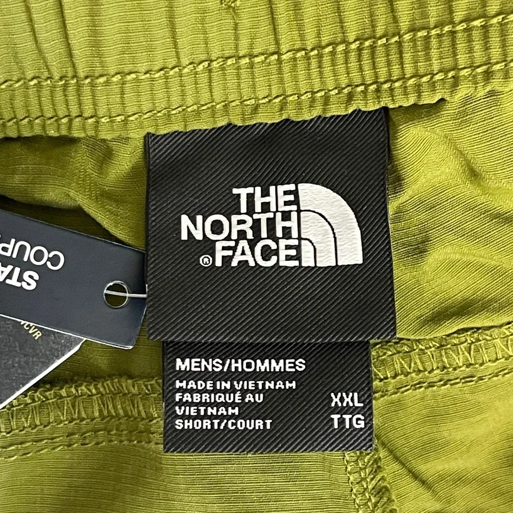 NEW The North Face Mens 2XL FLASHDRY Action Short 2.0 Olive Green‎ NF0A87TJ $45